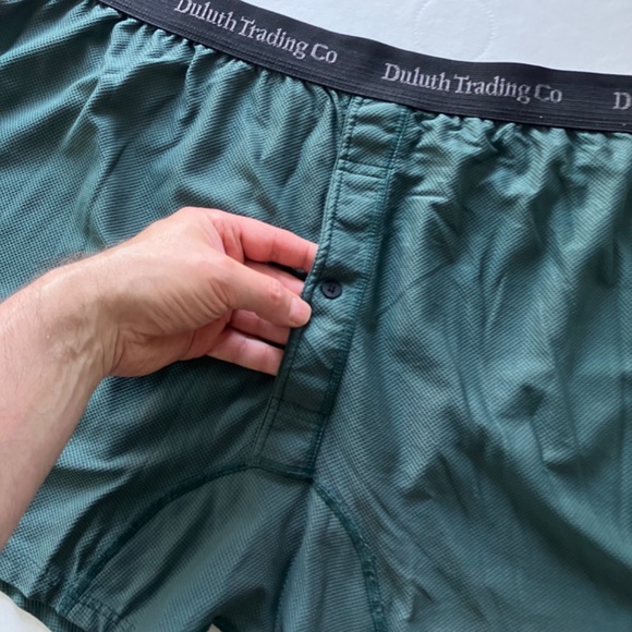 Men's Buck Naked Boxers Size: 2 XL Deep Hunter Green Excellent Condition - Picture 6 of 7